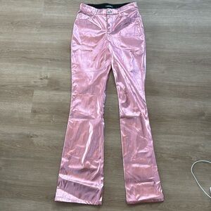 Metallic Pink Pants